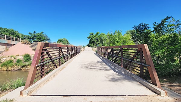 Paseo del Bosque Trail Bridge